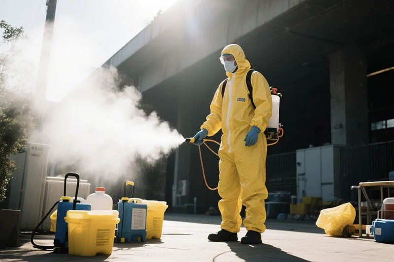 Decontamination suits and response gear