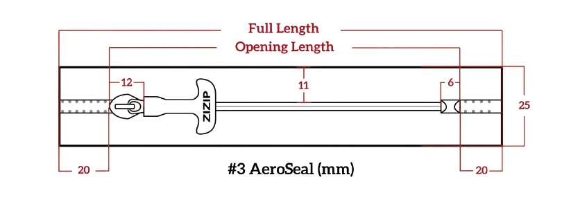 #3 Airtight Zipper