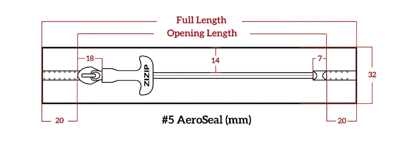 #5 Airtight Zipper