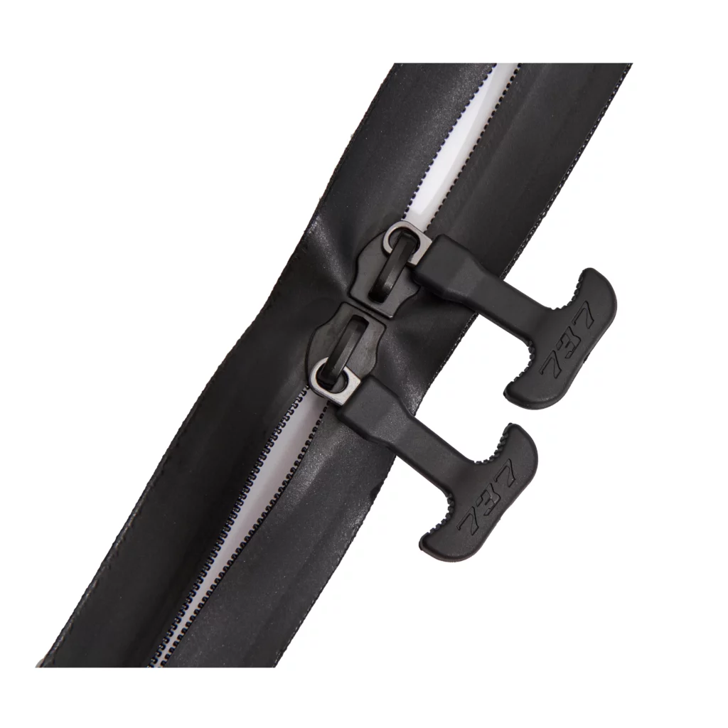 Dual-Slider Waterproof Zipper